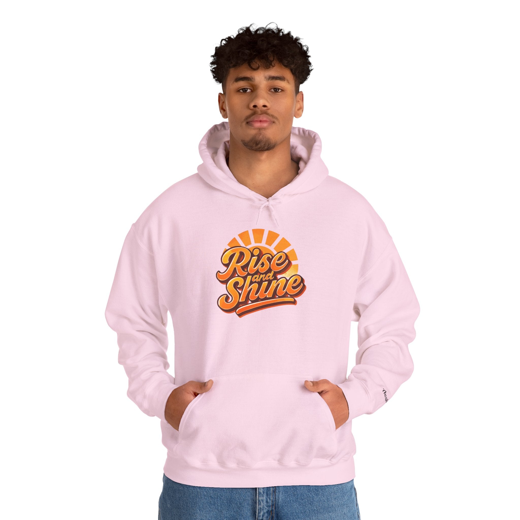 Hooded Sweatshirt - Rise and Shine Good Vibes