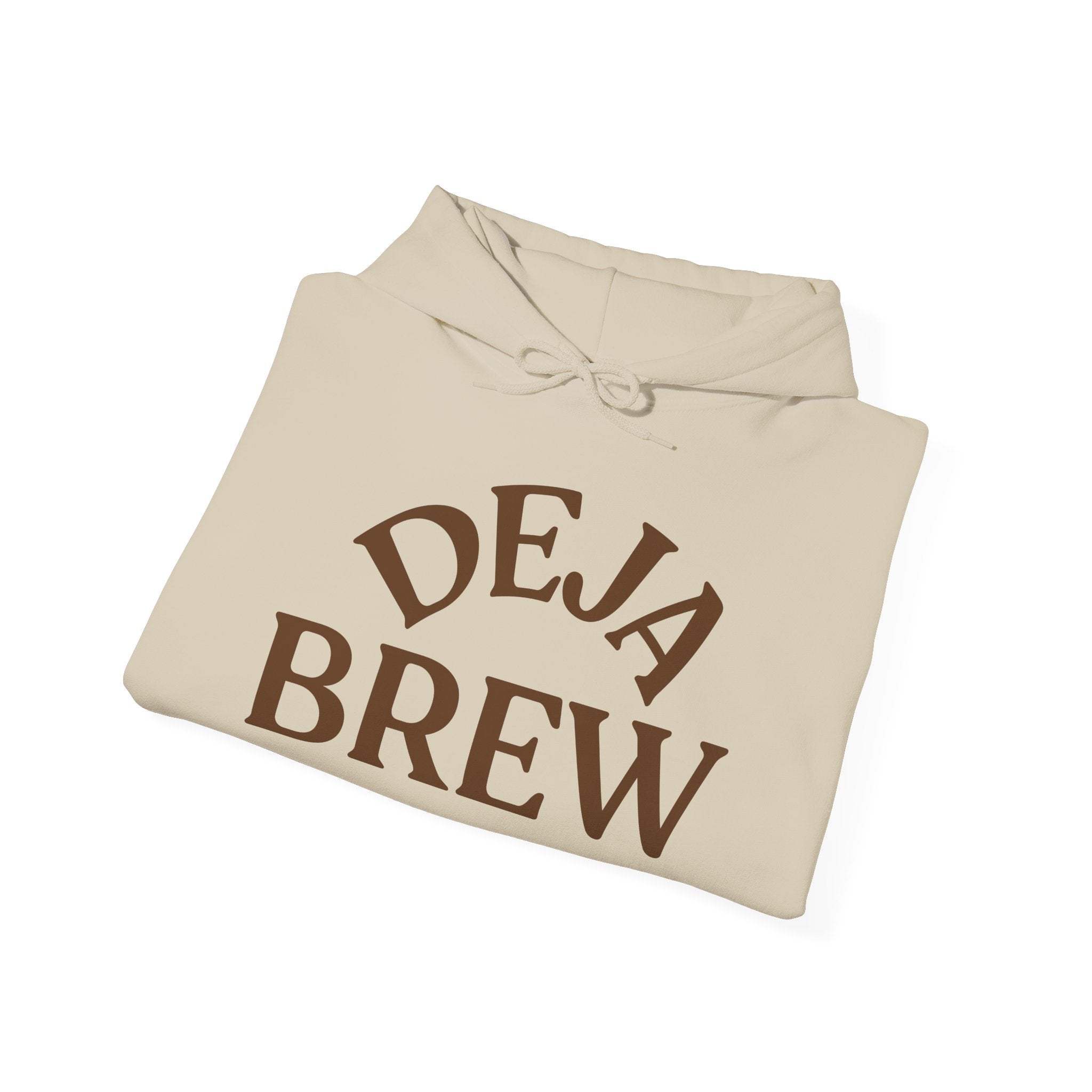 Deja Brew Hoodie — Cozy Coffee Lover Pullover