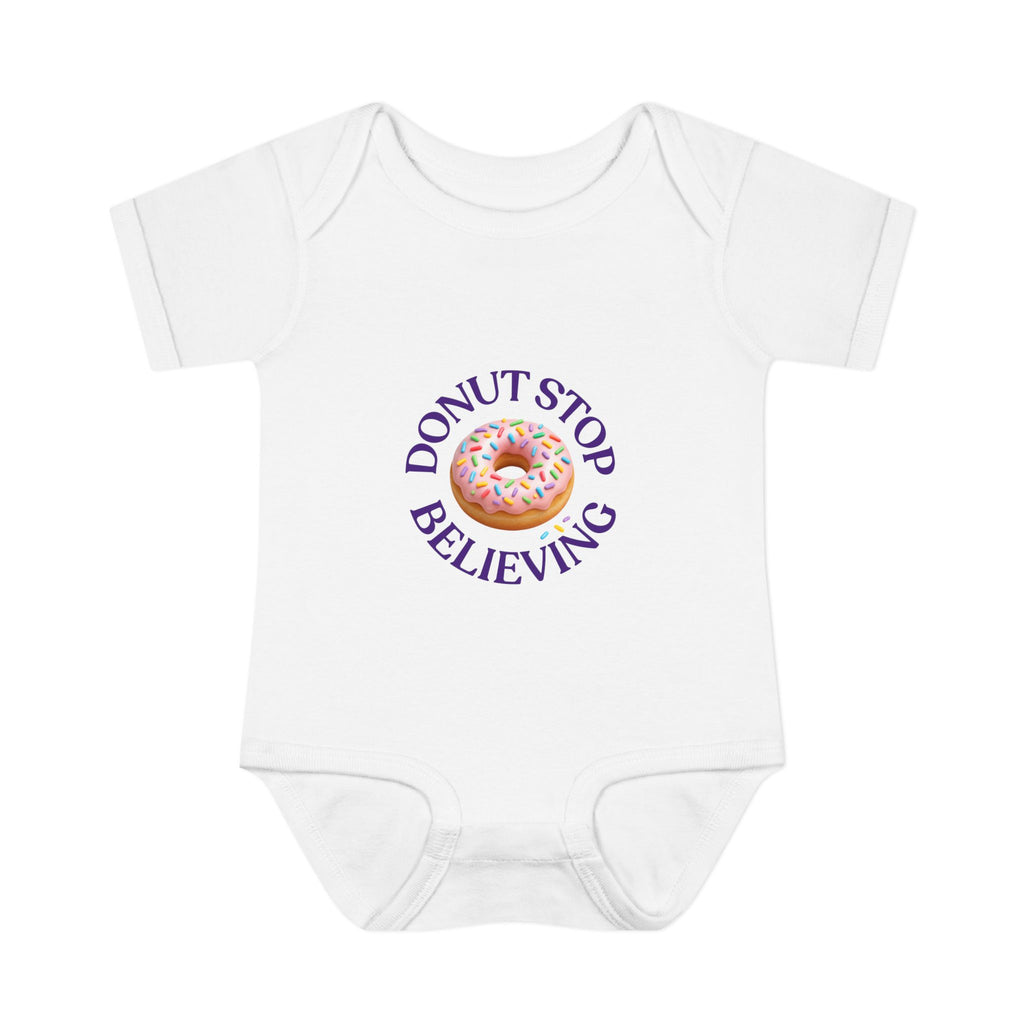 Donut Stop Believing Baby Bodysuit
