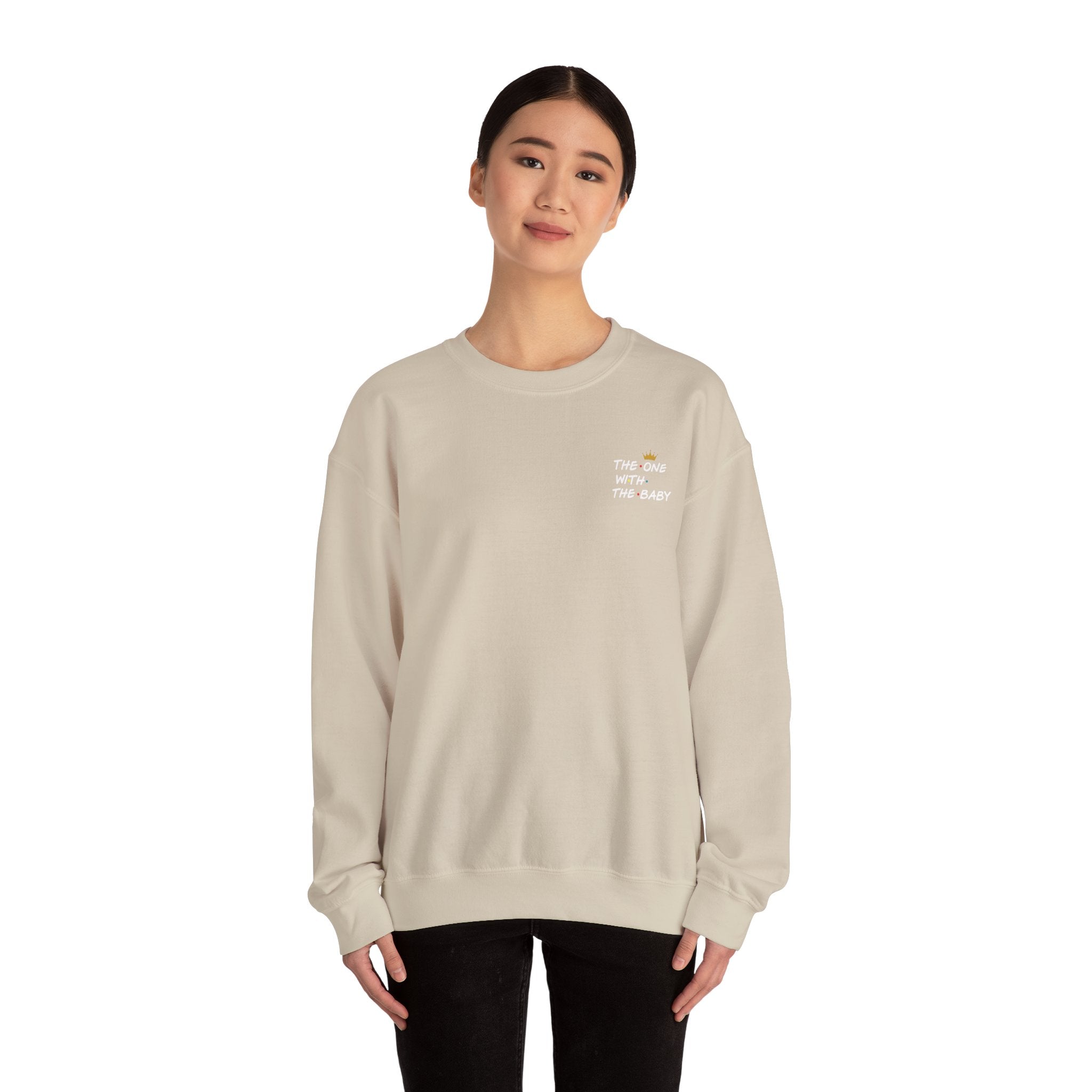 The One with the Baby, Unisex Heavy Blend™ Crewneck Sweatshirt