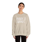 Bride Squad with Champagne Glass Unisex Heavy Blend™ Crewneck Sweatshirt