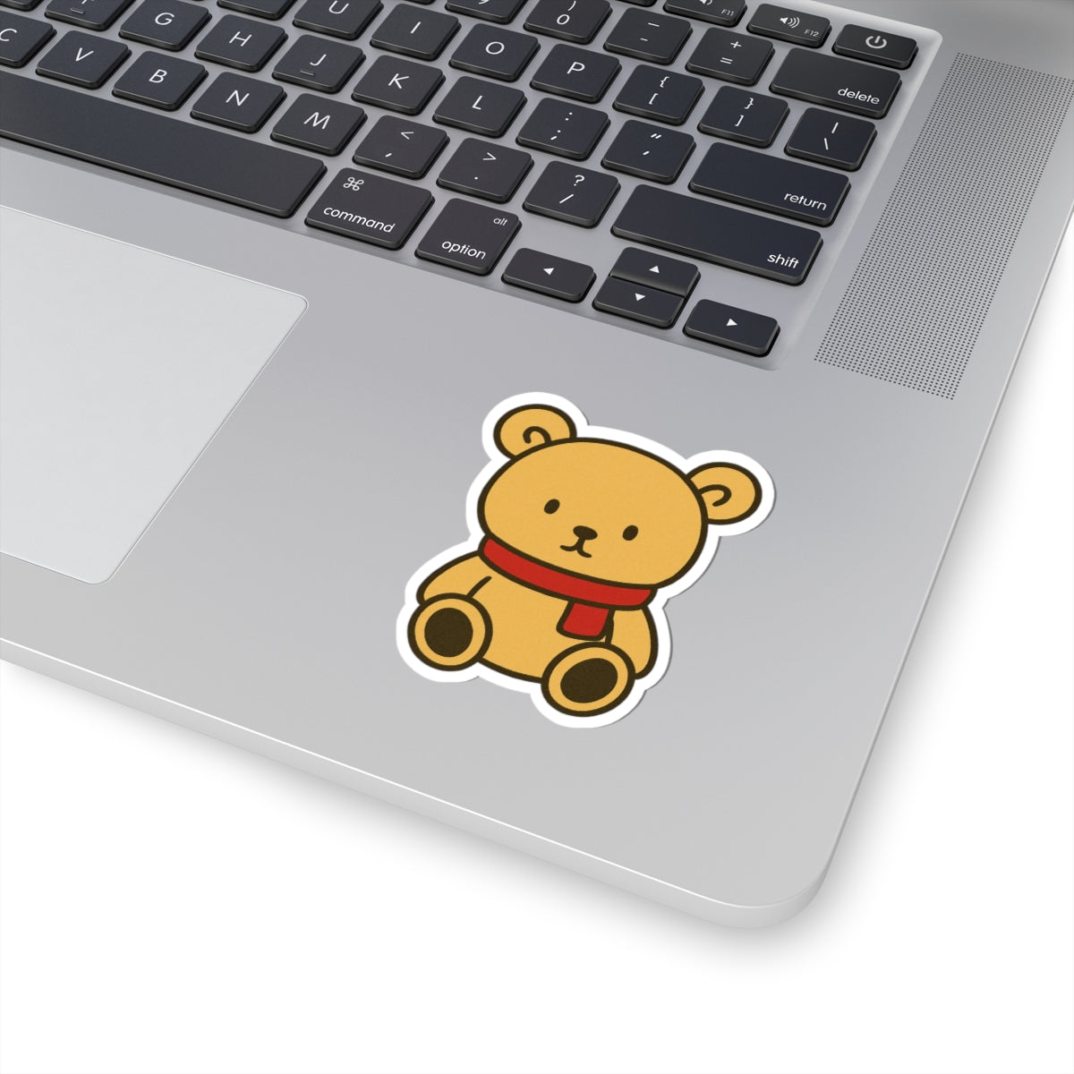 Scarf Bear Kiss-Cut Sticker