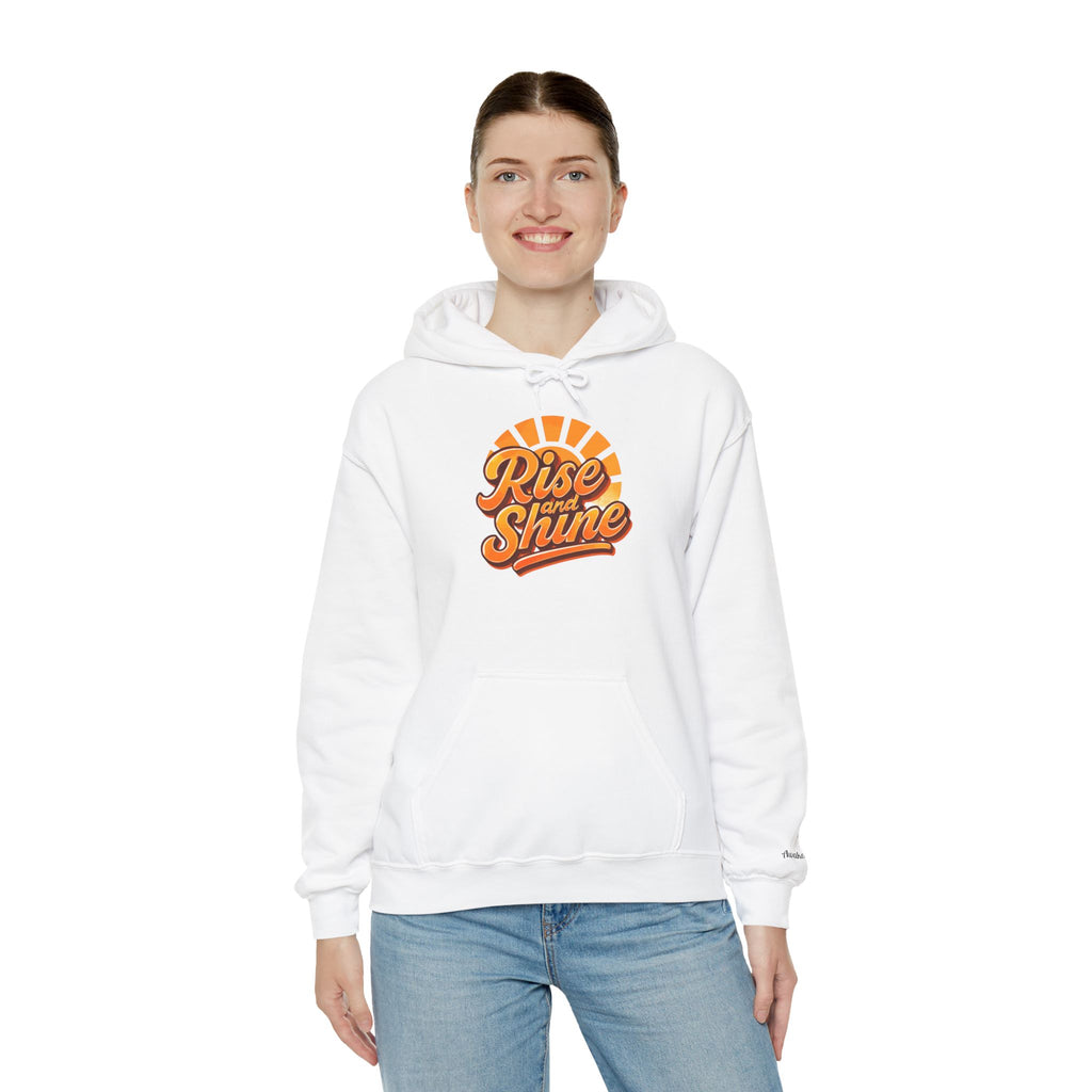 Hooded Sweatshirt - Rise and Shine Good Vibes