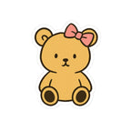 Bow Bear Kiss-Cut Sticker