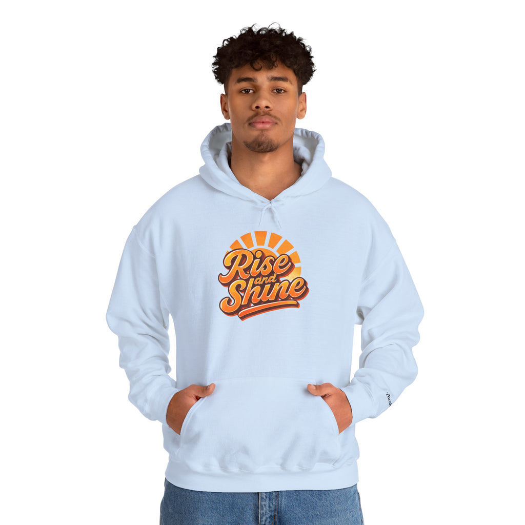 Hooded Sweatshirt - Rise and Shine Good Vibes
