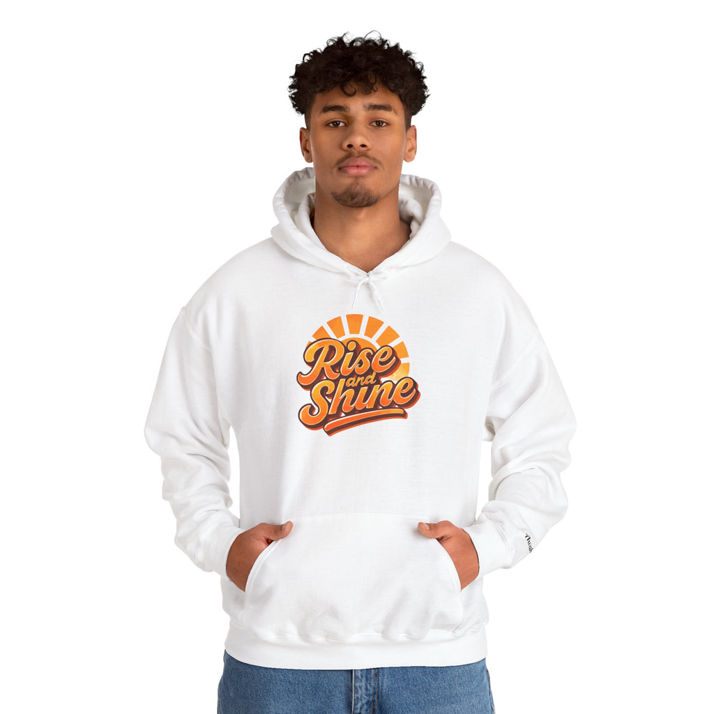 Hooded Sweatshirt - Rise and Shine Good Vibes