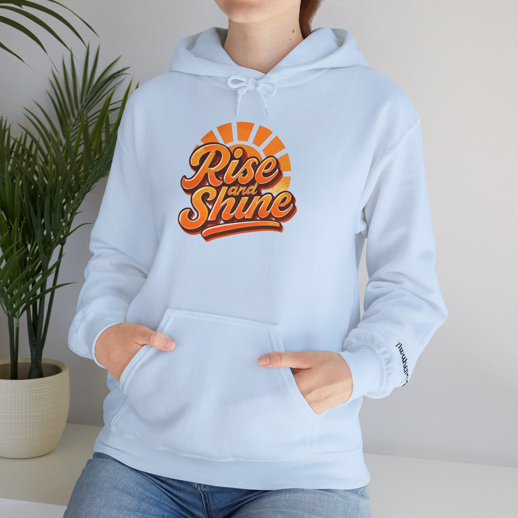 Hooded Sweatshirt - Rise and Shine Good Vibes