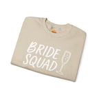 Bride Squad with Champagne Glass Unisex Heavy Blend™ Crewneck Sweatshirt