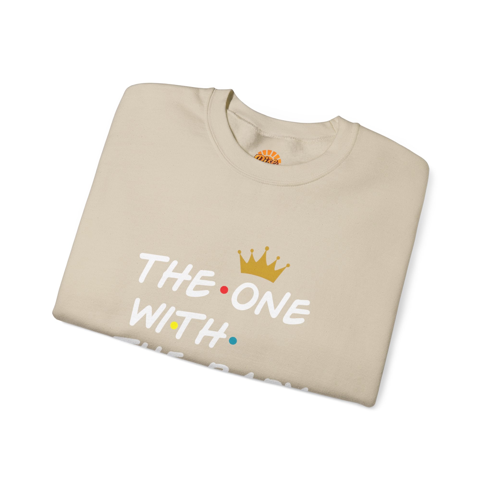 The One with the Baby (Large Design), Unisex Heavy Blend™ Crewneck Sweatshirt