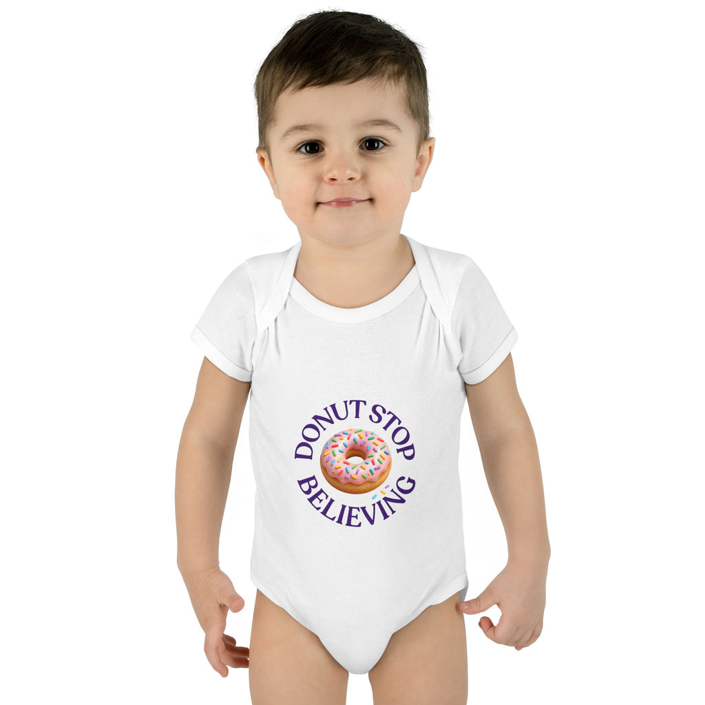 Donut Stop Believing Baby Bodysuit